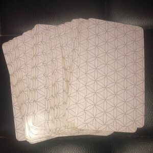 Geometric Patterned Tarot Card Deck